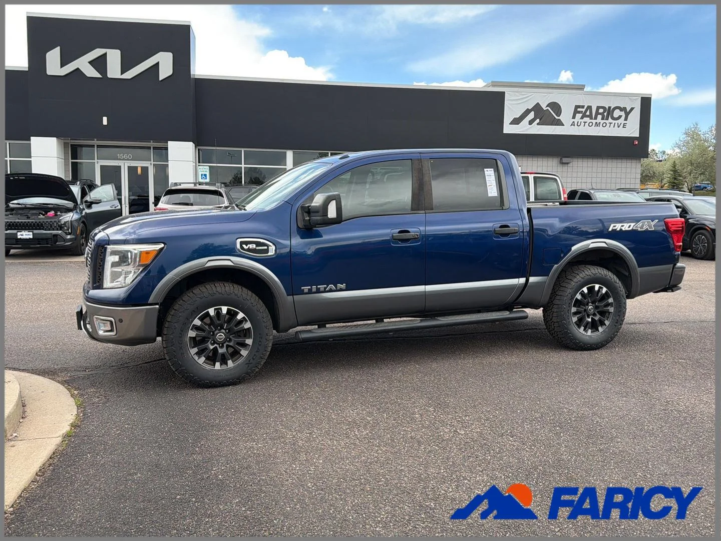 Used 2017 Deep Blue Pearl Nissan PRO-4X image 1