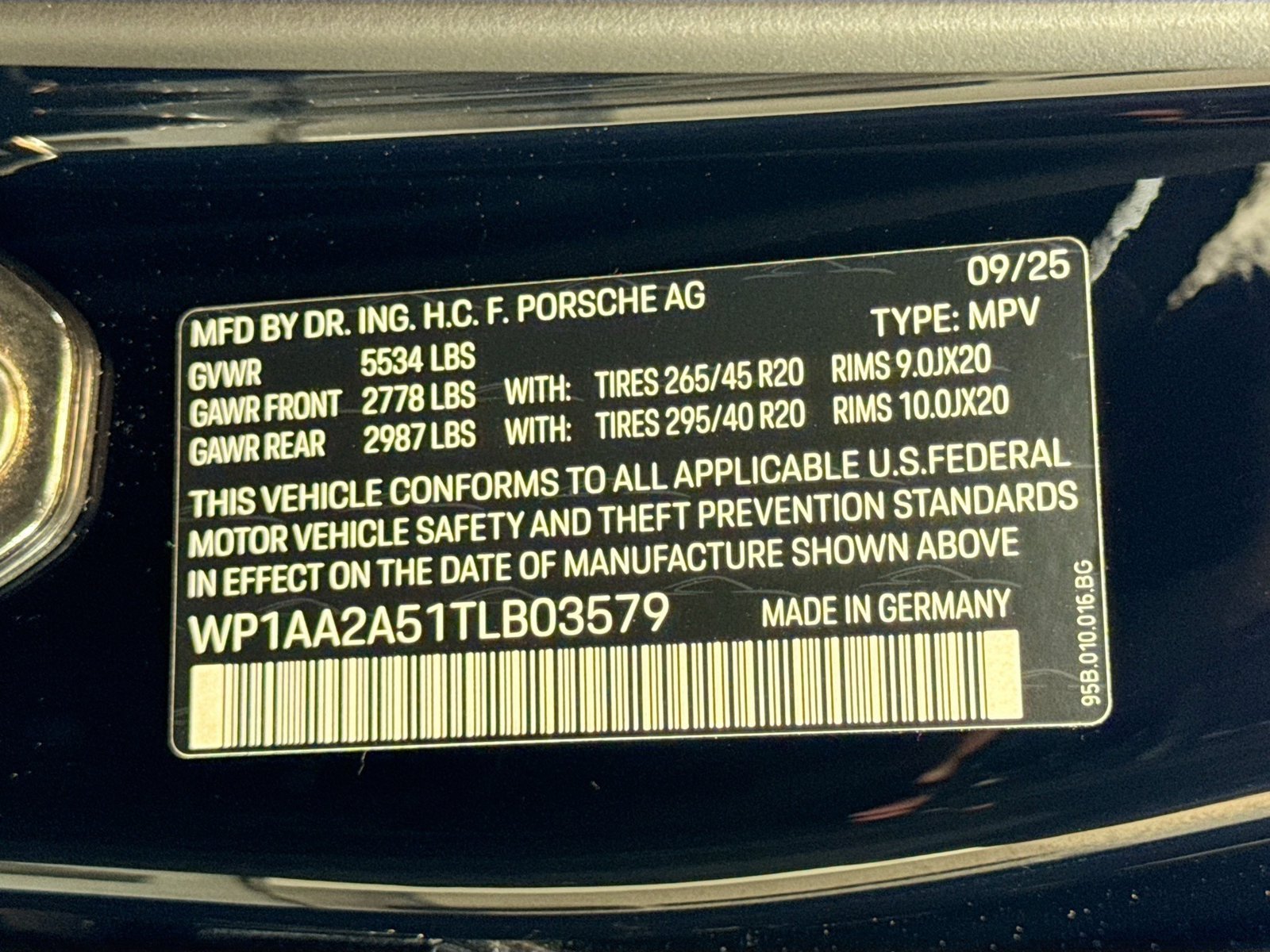 Used 2026 Black Porsche  image 25
