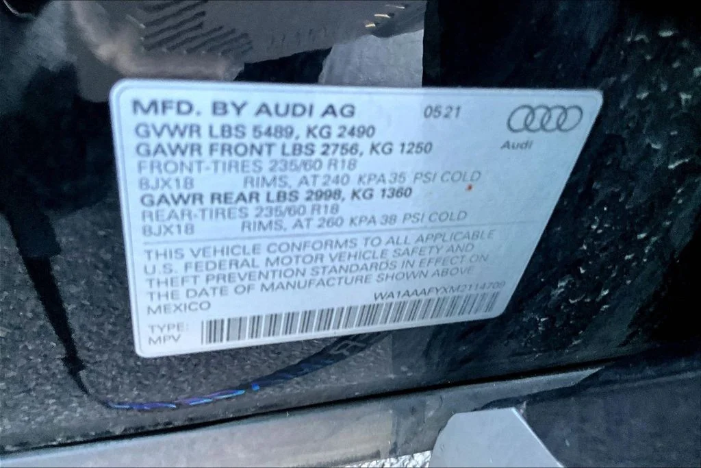 Used 2021 Black Audi 45 Premium image 19