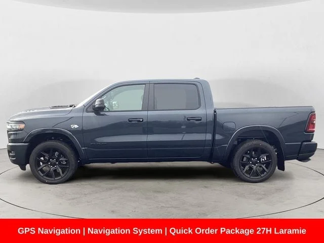 New 2026 Blue Metallic Ram LARAMIE CREW CAB 4X4 5