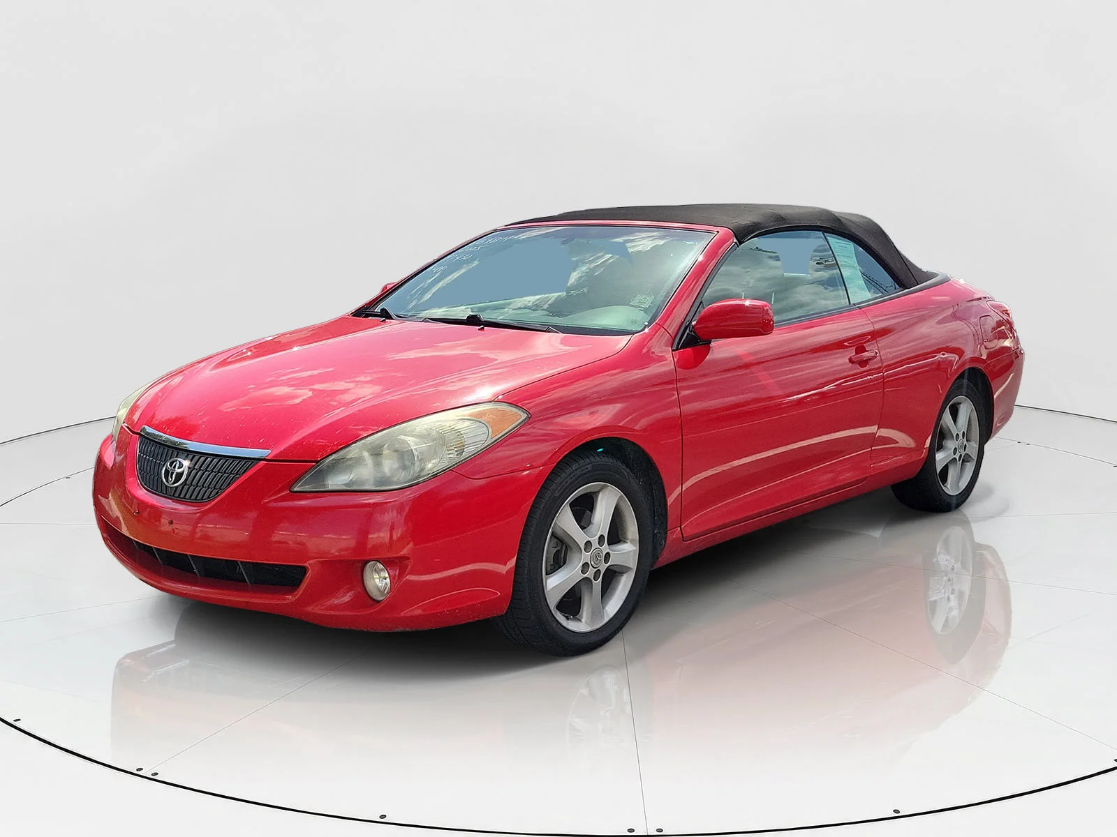 Used 2005 Absolutely Red Toyota SE image 3