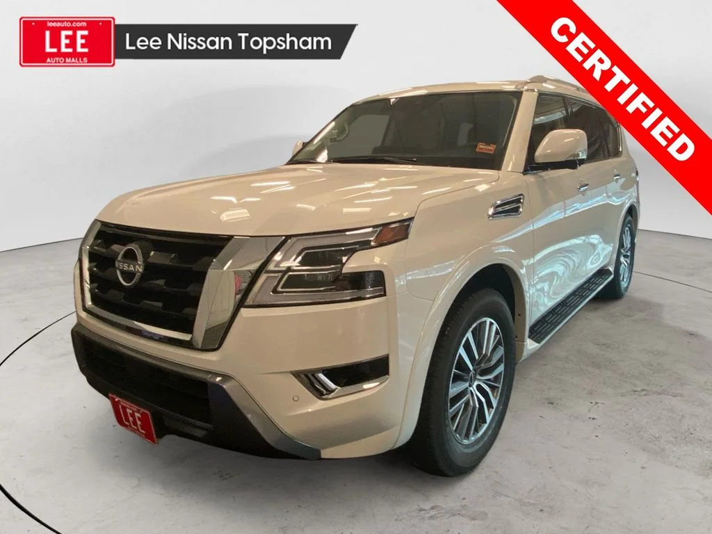 Certified Used 2024 Aspen White Tricoat Nissan SL image 1