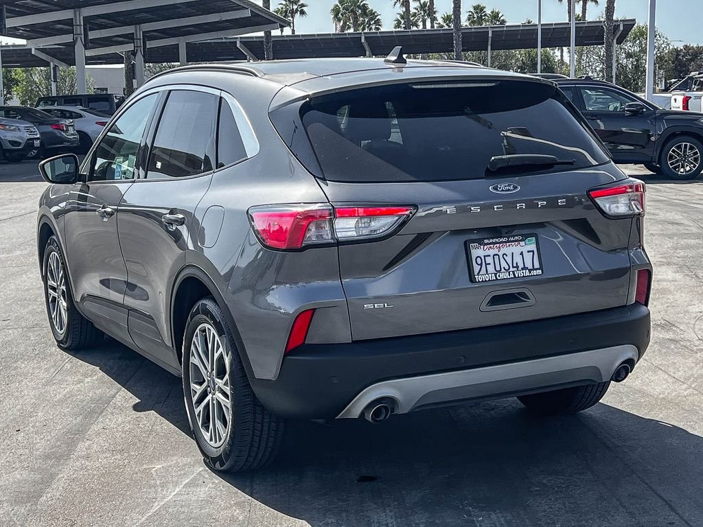 Used 2022 Gray Metallic Ford SEL image 4