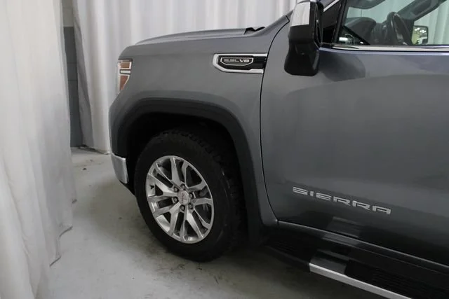 Used 2022 SATIN STEEL METALLIC GMC SLT image 34