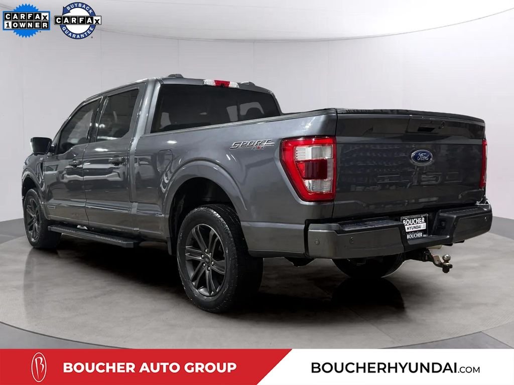 Used 2022 Carbonized Gray Metallic Ford Lariat image 5