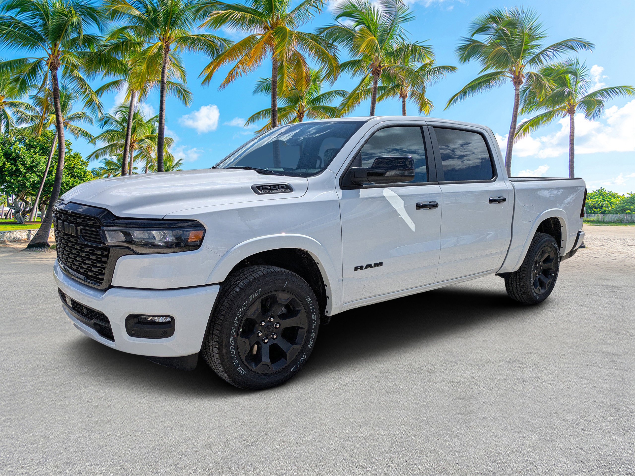 New 2026 Bright White Clear-Coat Exterior Paint RAM Big Horn image 6