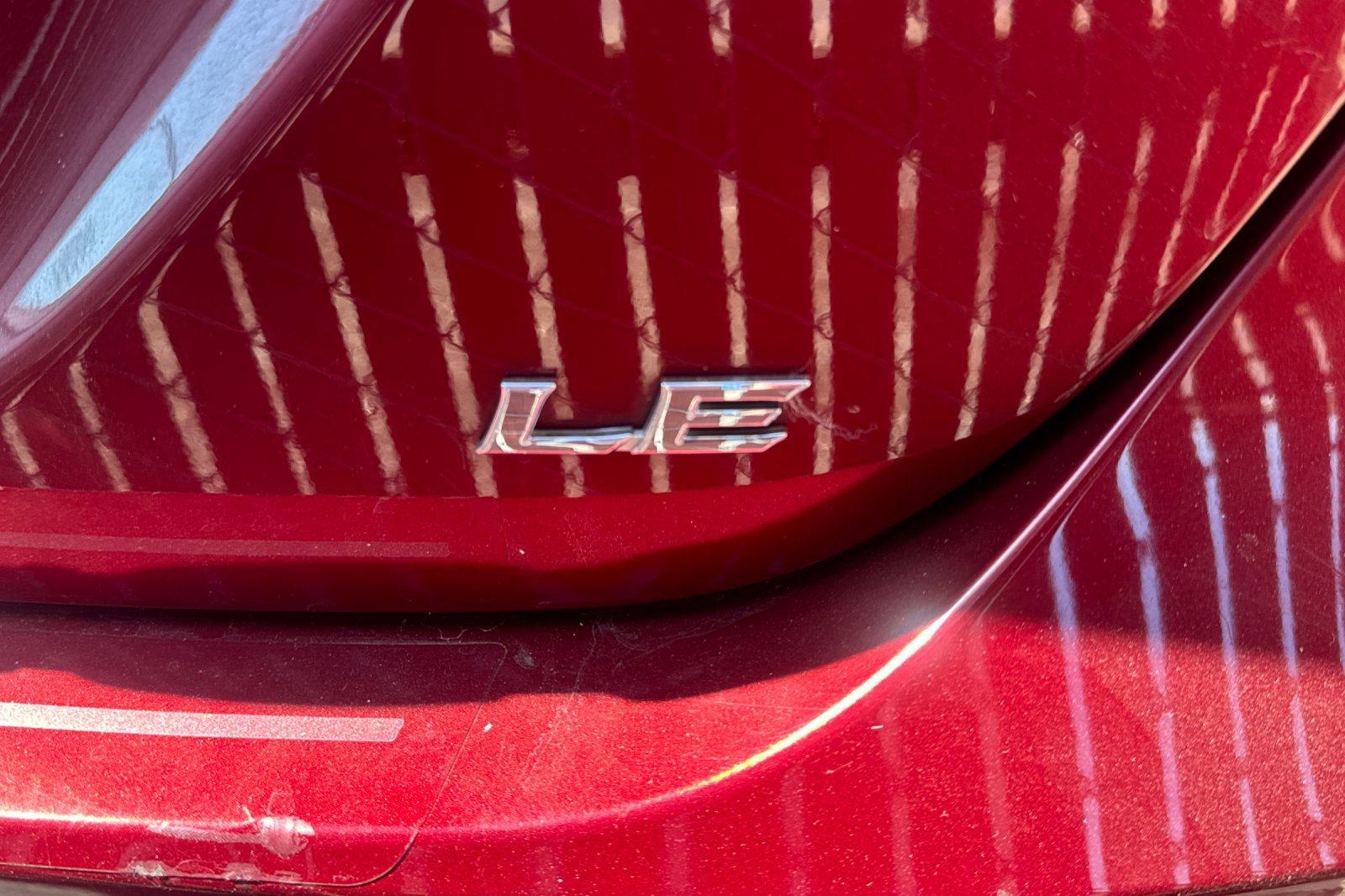 Used 2020 Red Toyota LE image 6