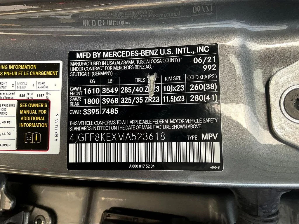 Used 2021 Selenite Gray Metallic Mercedes-Benz GLS 63 AMG® image 17