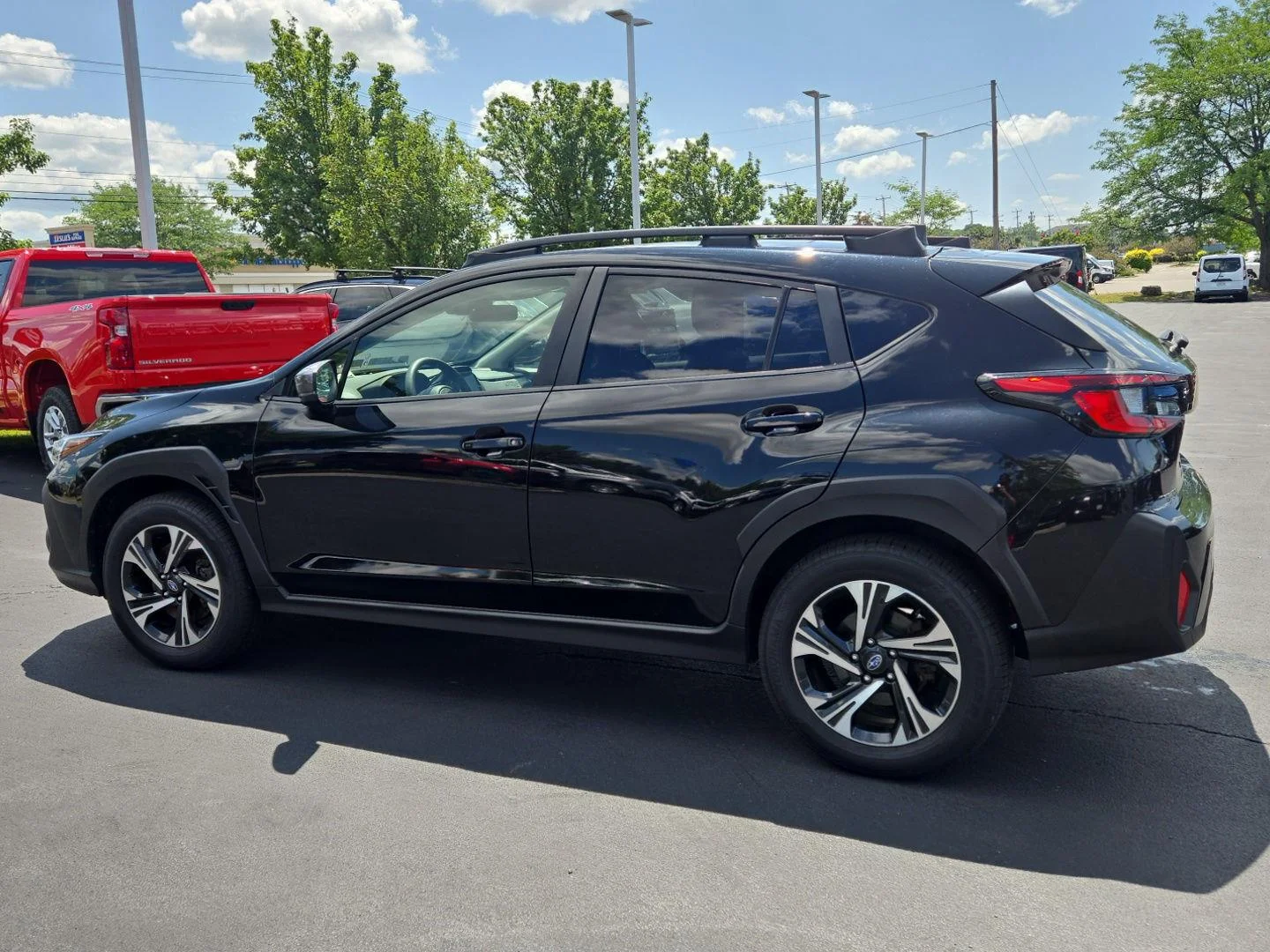 Used 2024 Crystal Black Silica Subaru Premium image 3