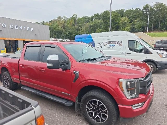 Used 2021 Red Ford Lariat image 1
