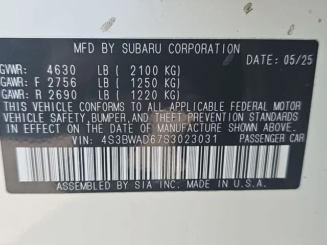Used 2025 White Subaru Premium image 36