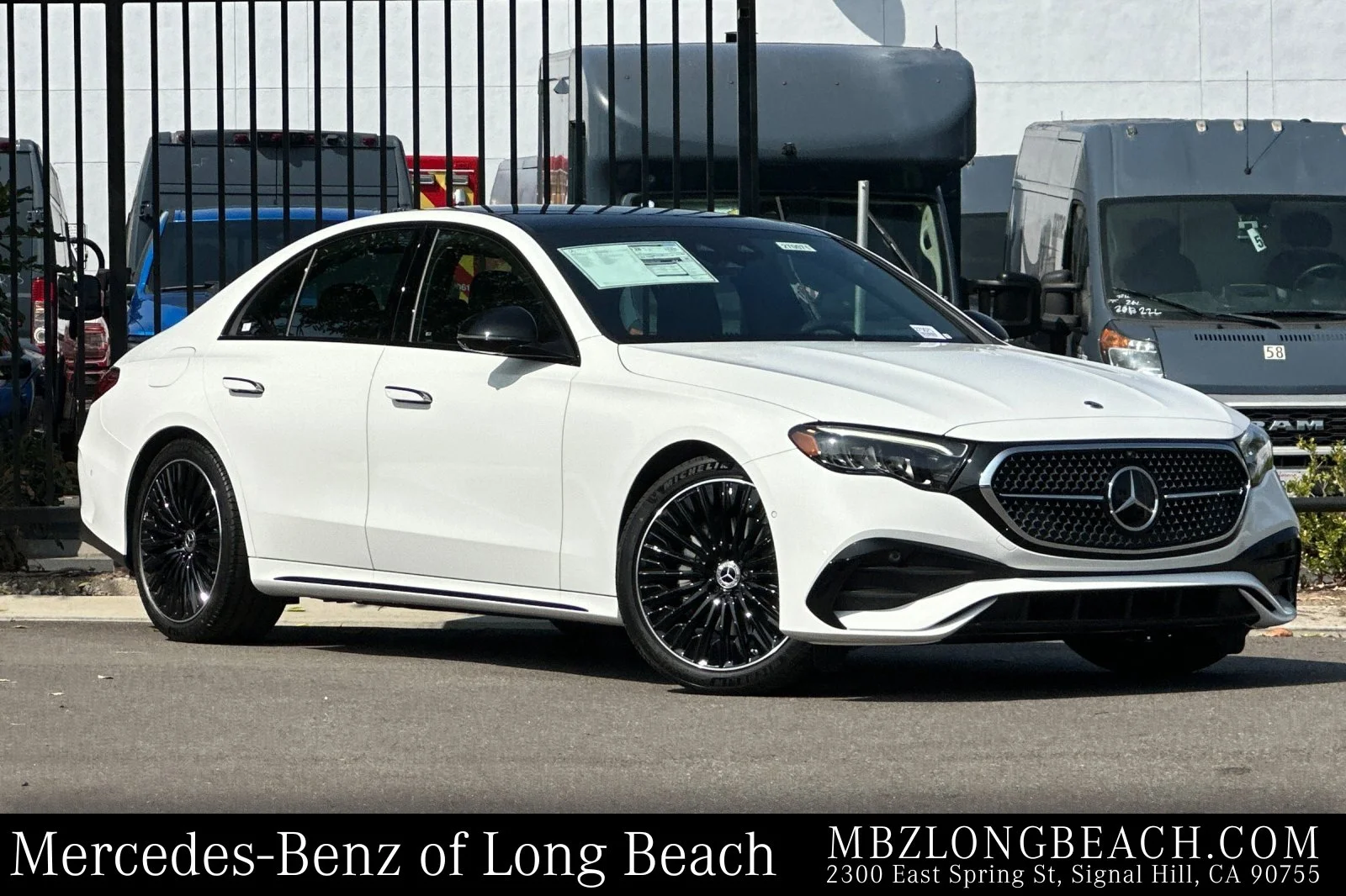 New 2027 Polar White Mercedes-Benz E 350 image 1