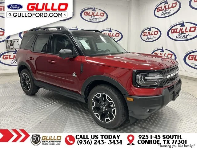 New 2026 Ruby Red Metallic Tinted Clearcoat Ford Outer Banks image 1