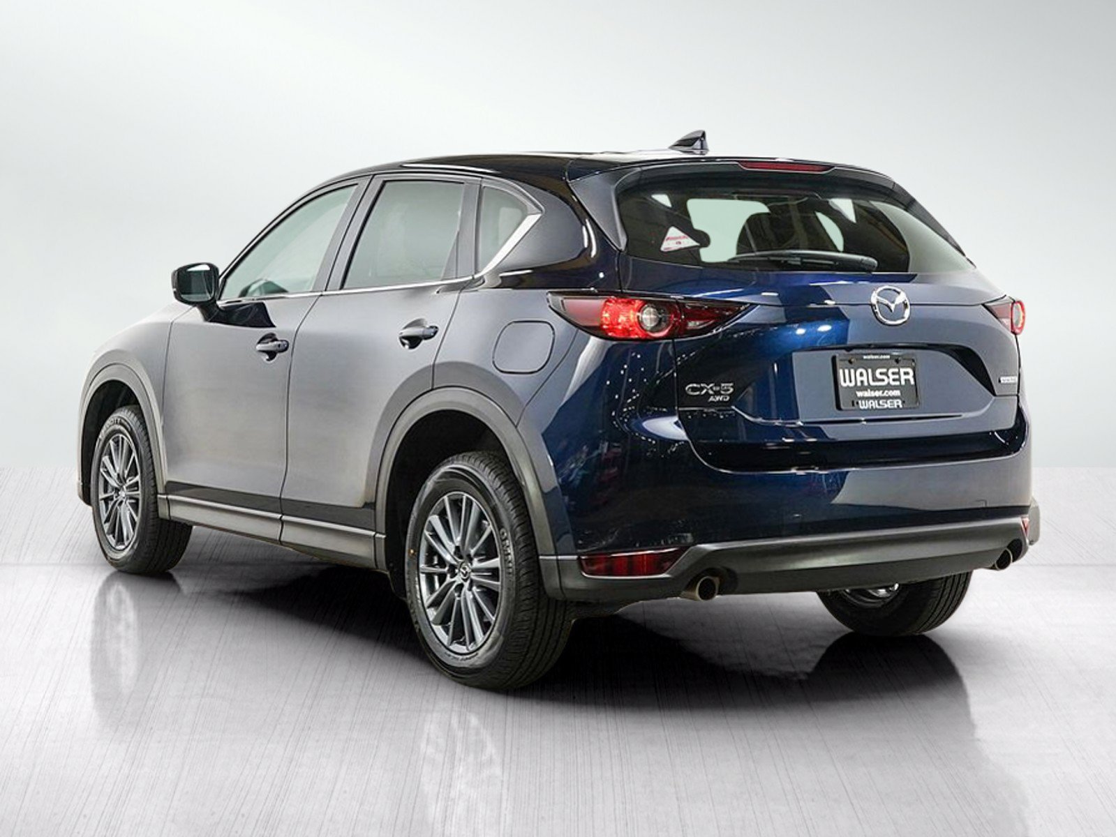 Used 2021 Deep Crystal Blue Mica Mazda Touring AWD image 3