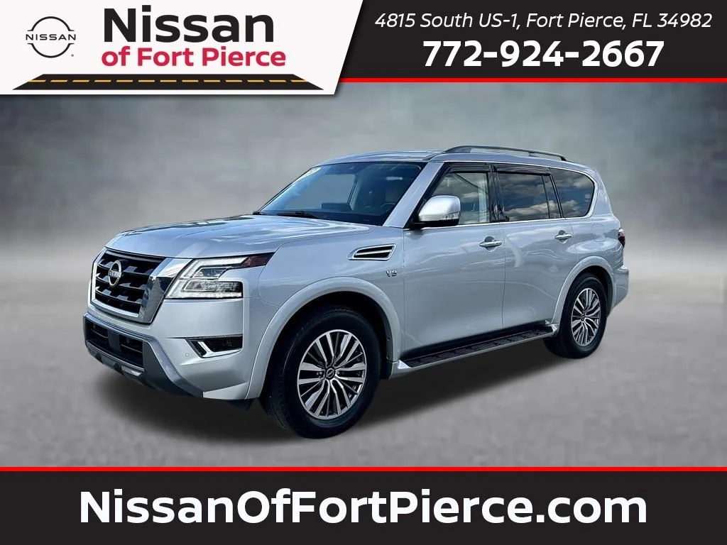 Used 2022 Brilliant Silver Metallic Nissan SV image 1