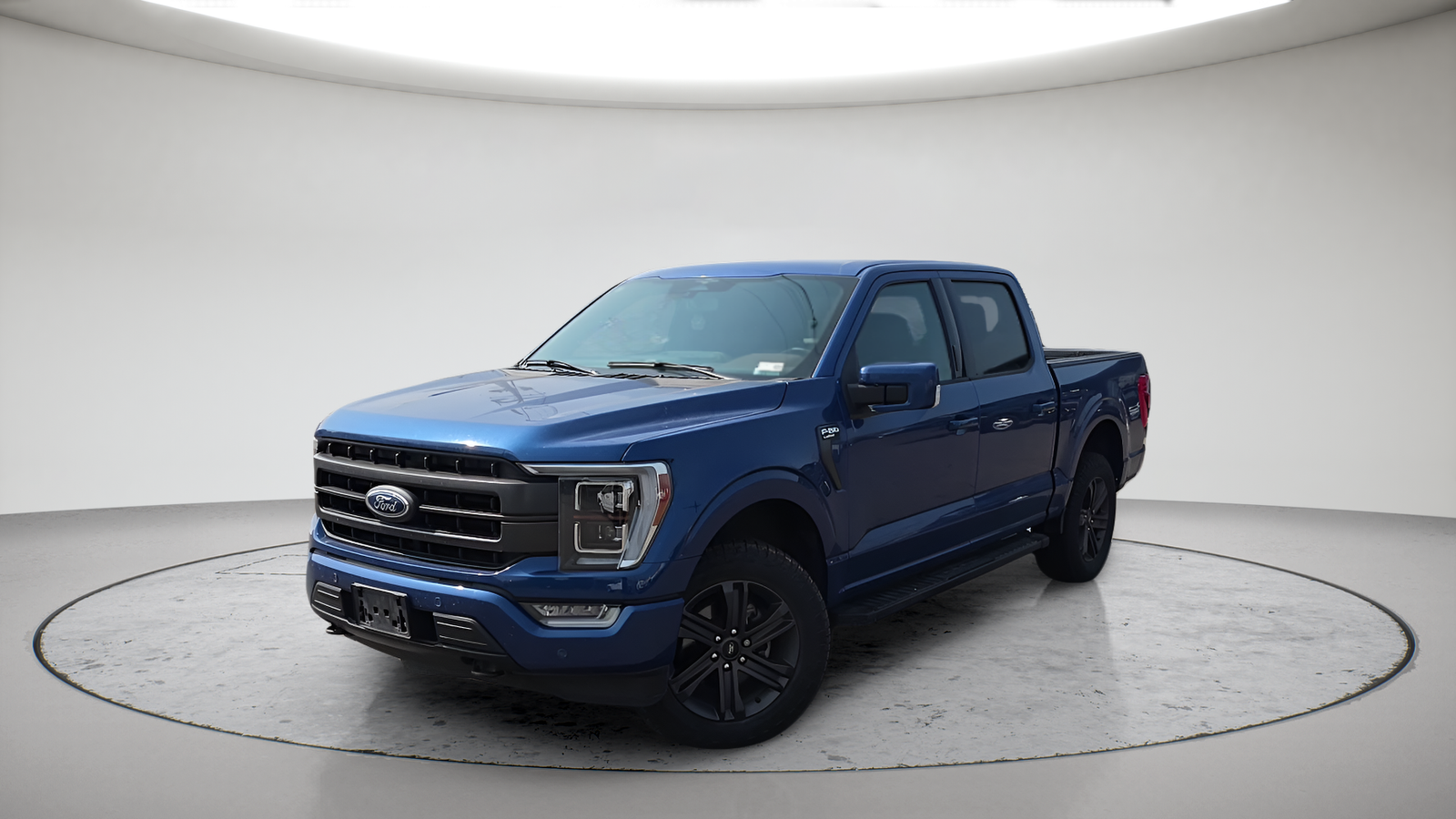 Used 2023 Atlas Blue Metallic Ford Lariat image 1