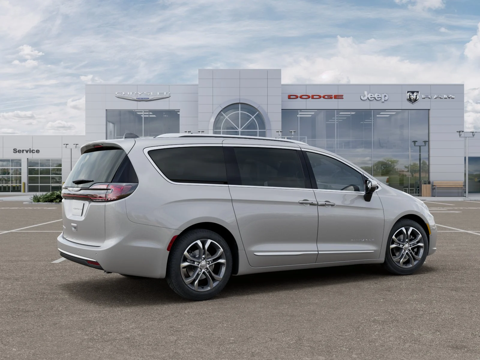 New 2026 Silver Mist Clear-Coat Exterior Paint Chrysler Pinnacle image 27