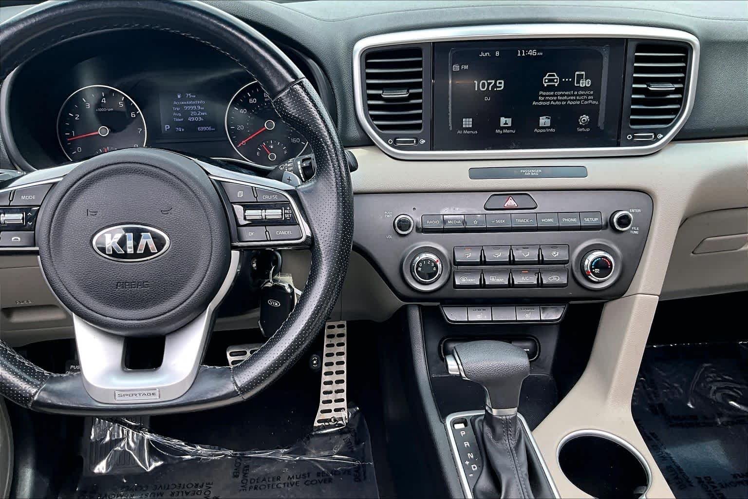Used 2021 Sparkling Silver Kia S image 25
