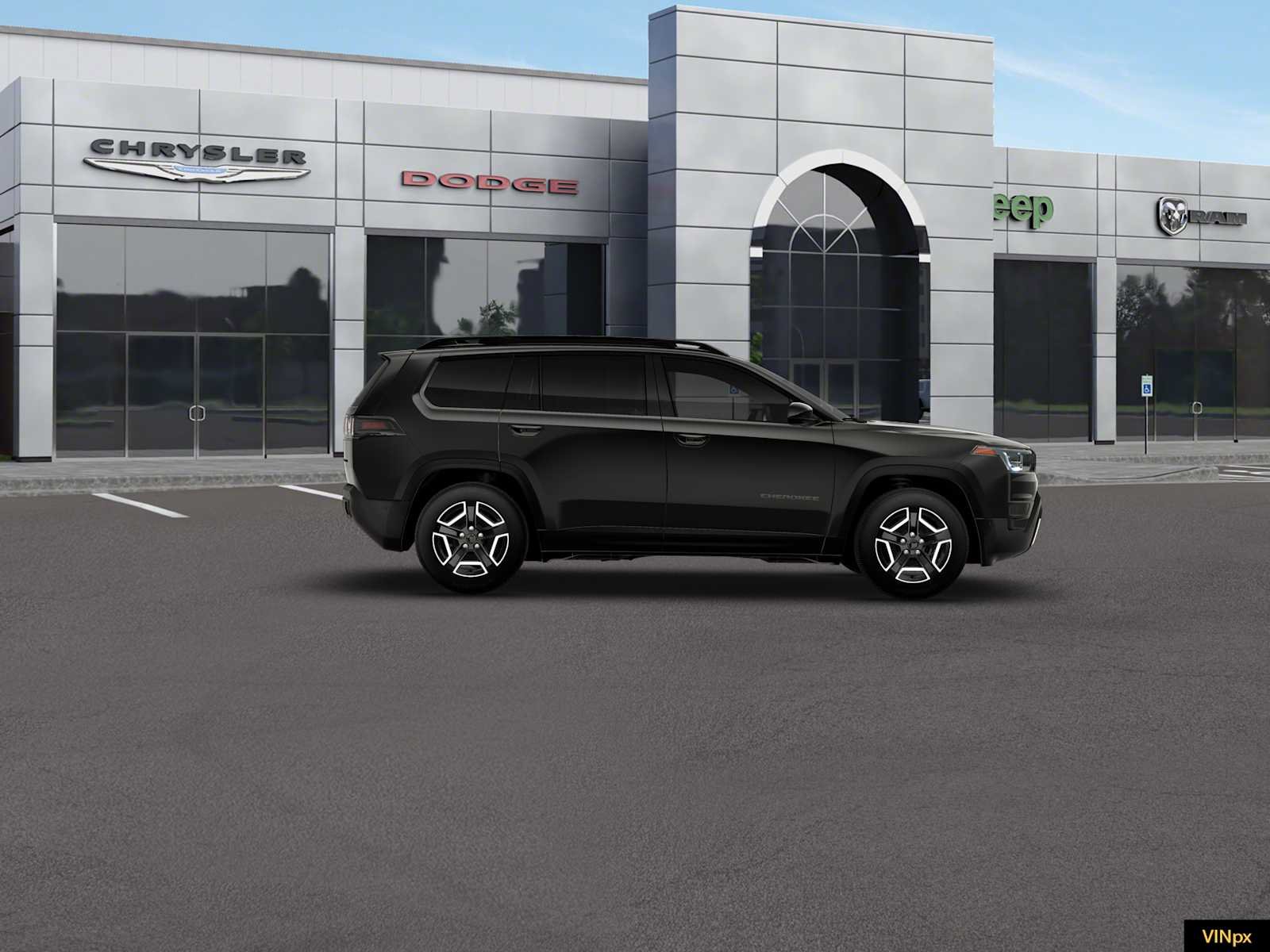 New 2026 Diamond Black Crystal Pearlcoat Jeep Limited image 9
