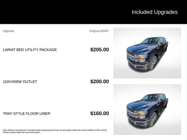 Used 2020 Blue Ford Lariat image 10