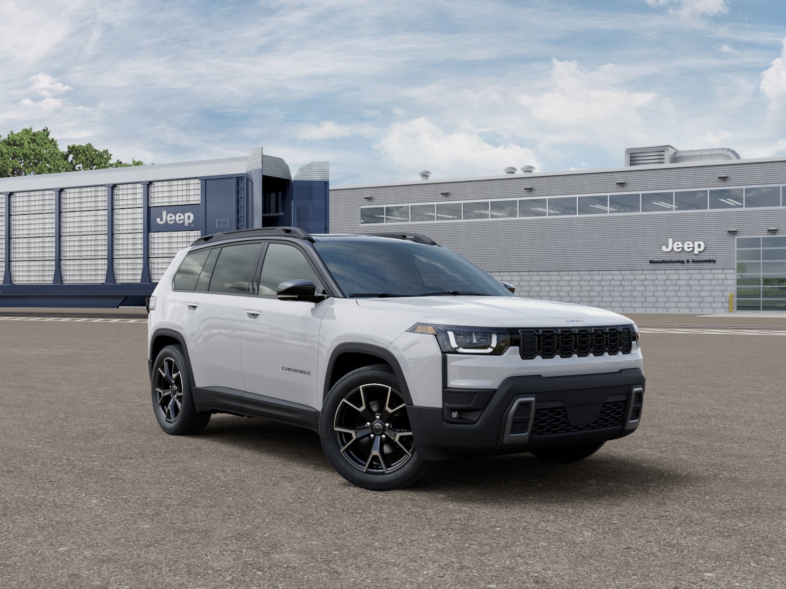 New 2026 Bright White Clear-Coat Exterior Paint Jeep Overland image 5