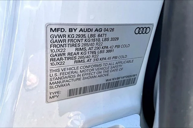 New 2026 White Audi  image 13