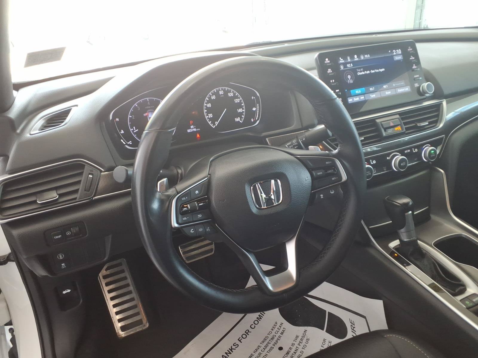 Used 2020 Platinum White Pearl Honda Sport image 11