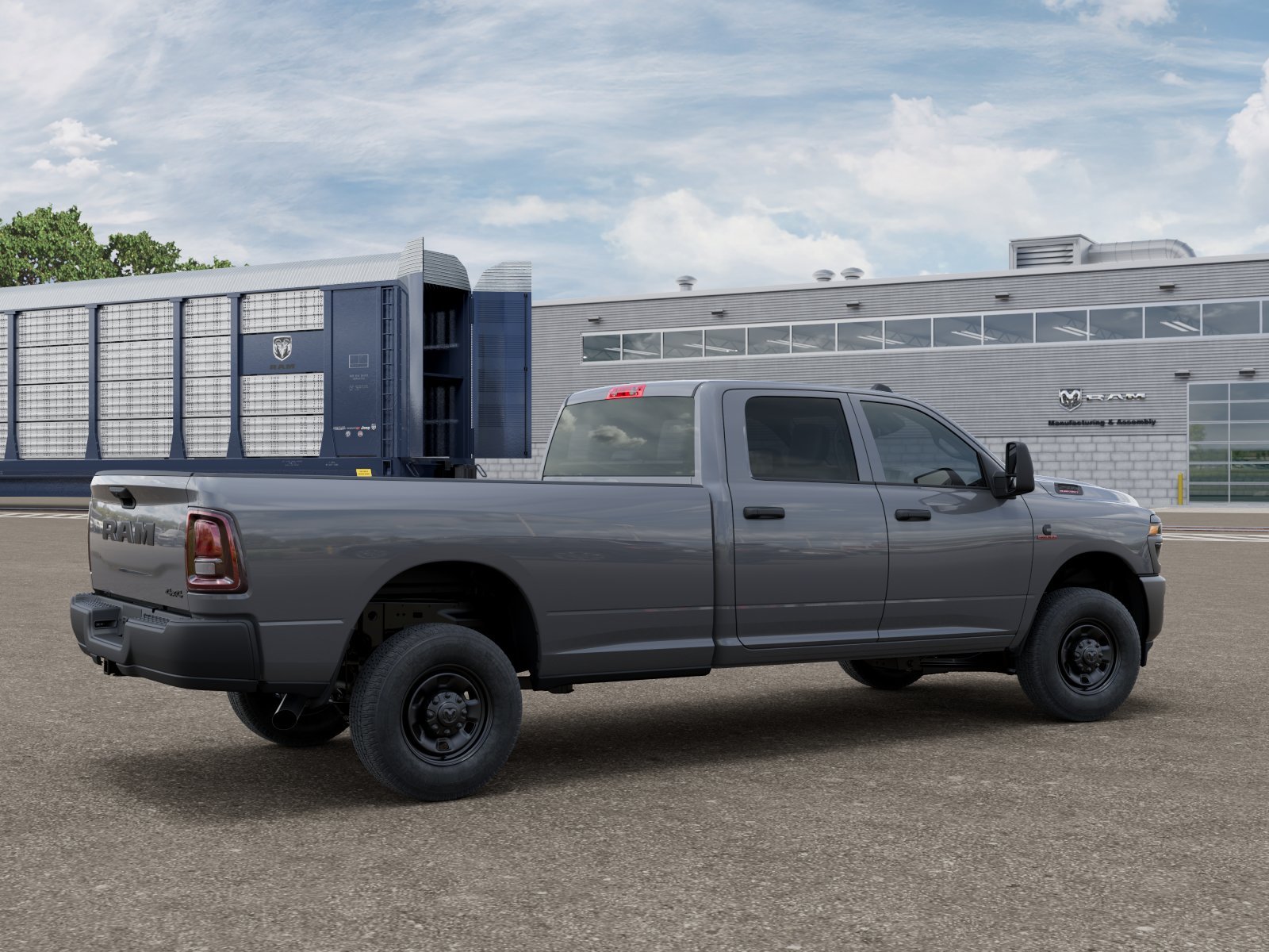 New 2026 Ceramic Gray Clear-Coat Exterior Paint RAM TRADESMAN image 2