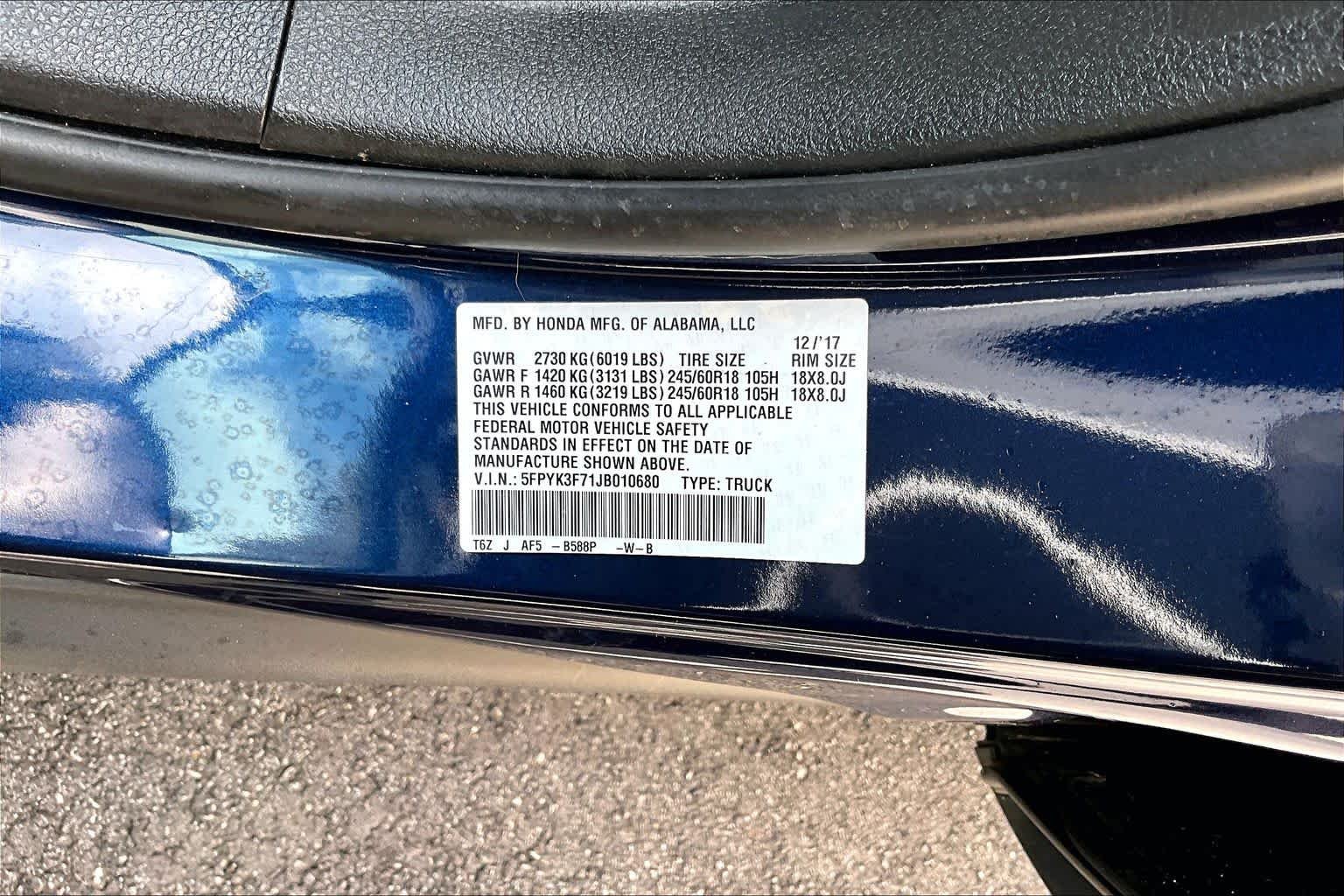 Used 2018 Obsidian Blue Pearl Honda RTL-E image 34