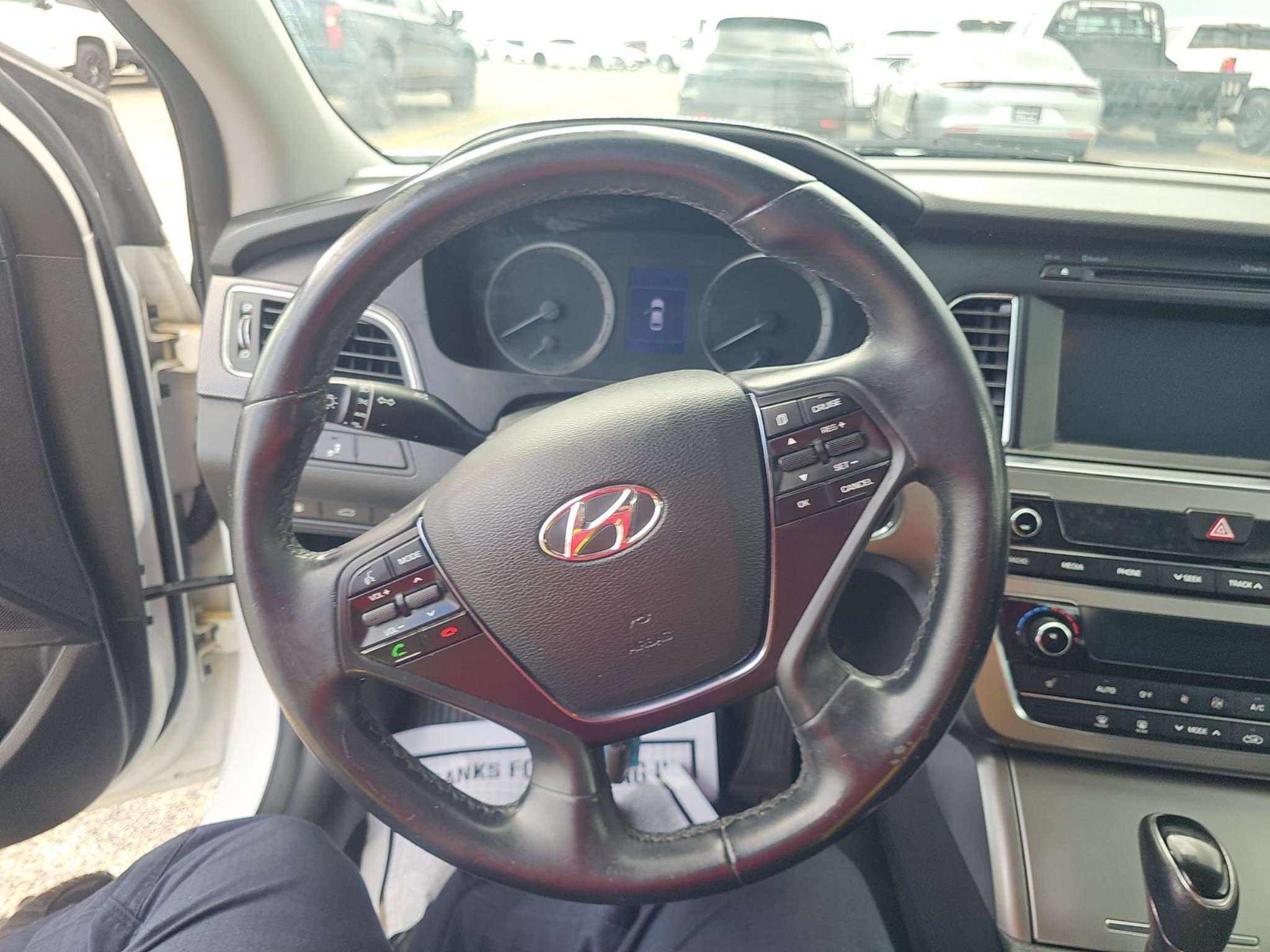 Used 2016 Quartz White Pearl Hyundai 2.4L Sport image 10