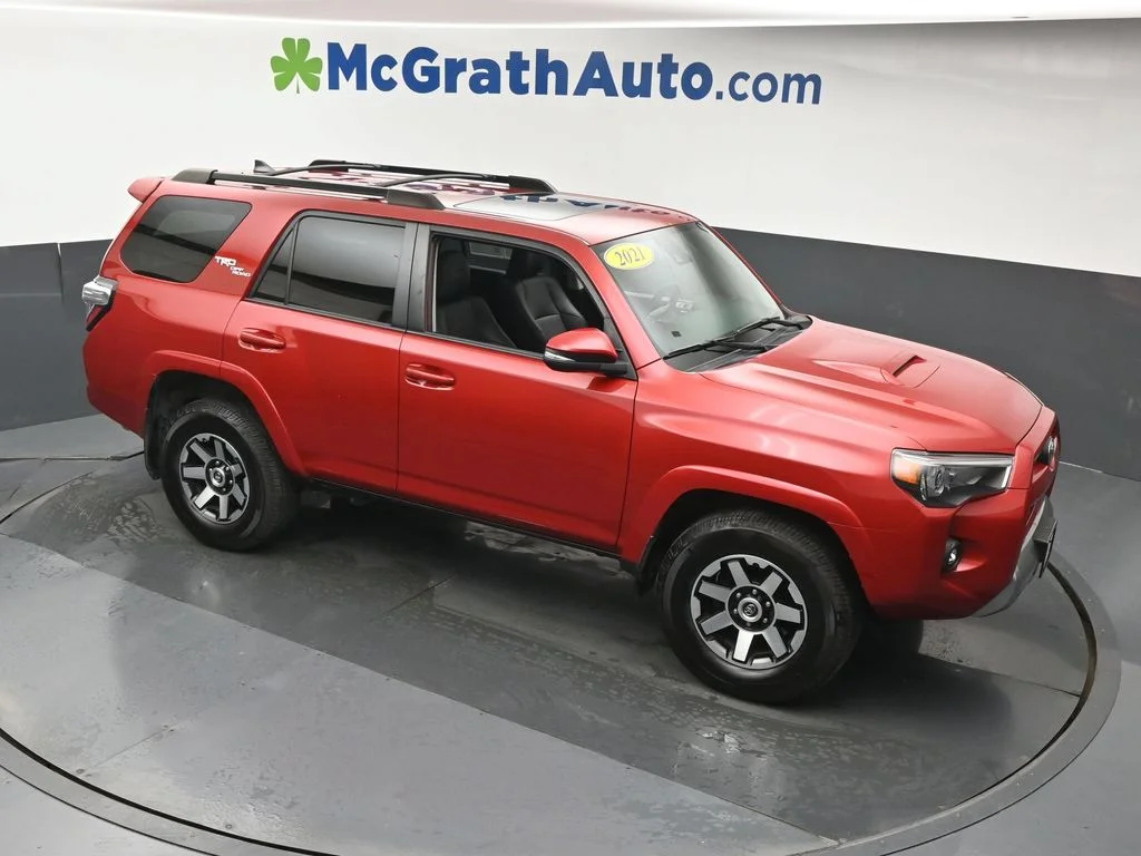 Certified Used 2021 Red Toyota TRD Off-Road Premium image 3