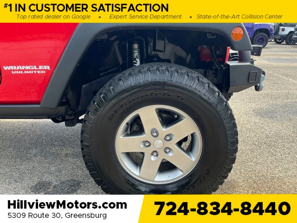 Used 2010 Flame Red Jeep Unlimited Rubicon image 12