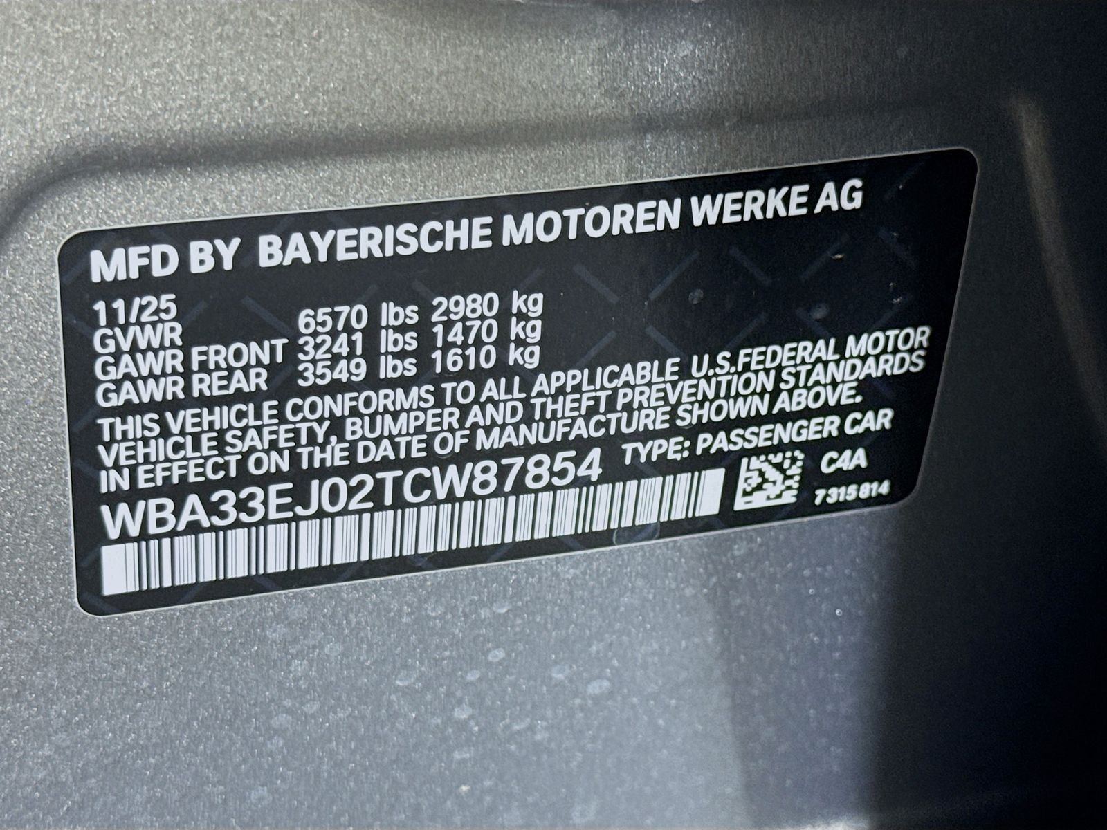 New 2026 Oxide Grey Metallic BMW 760i xDrive image 34