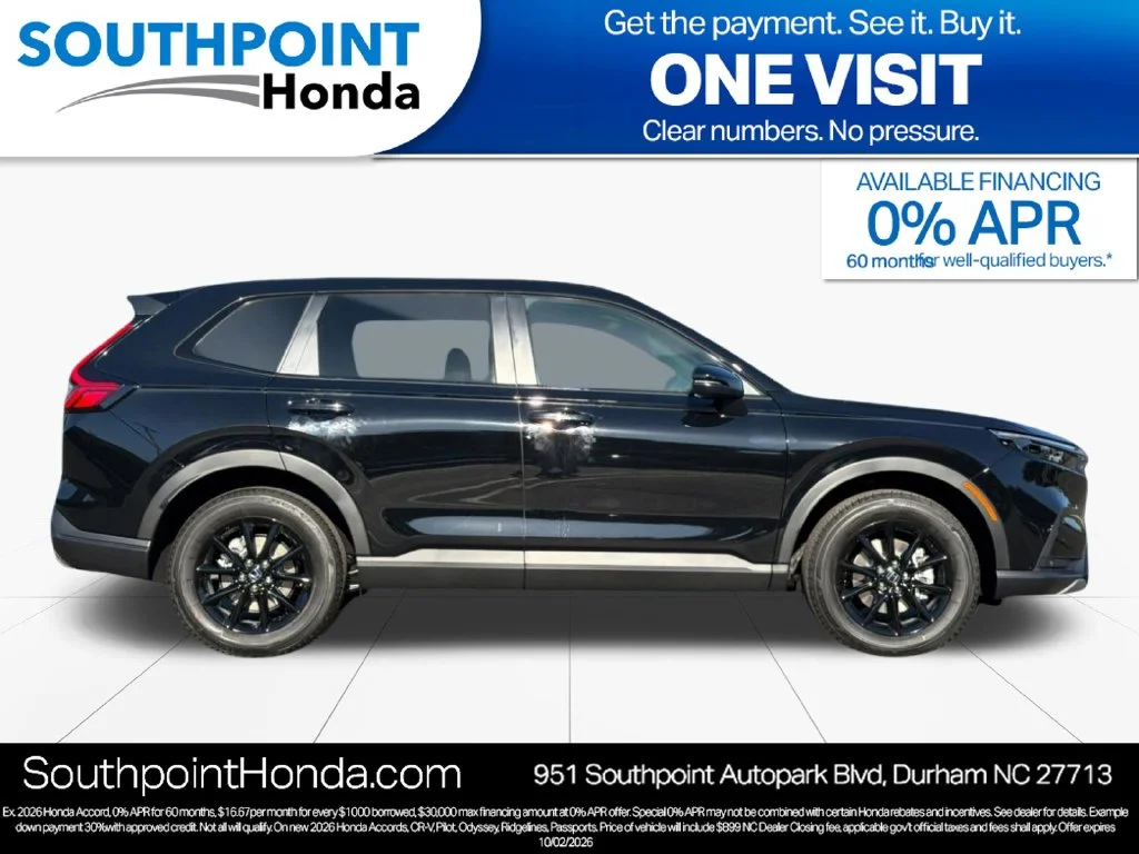 New 2027 Crystal Black Pearl Honda Sport-L image 2