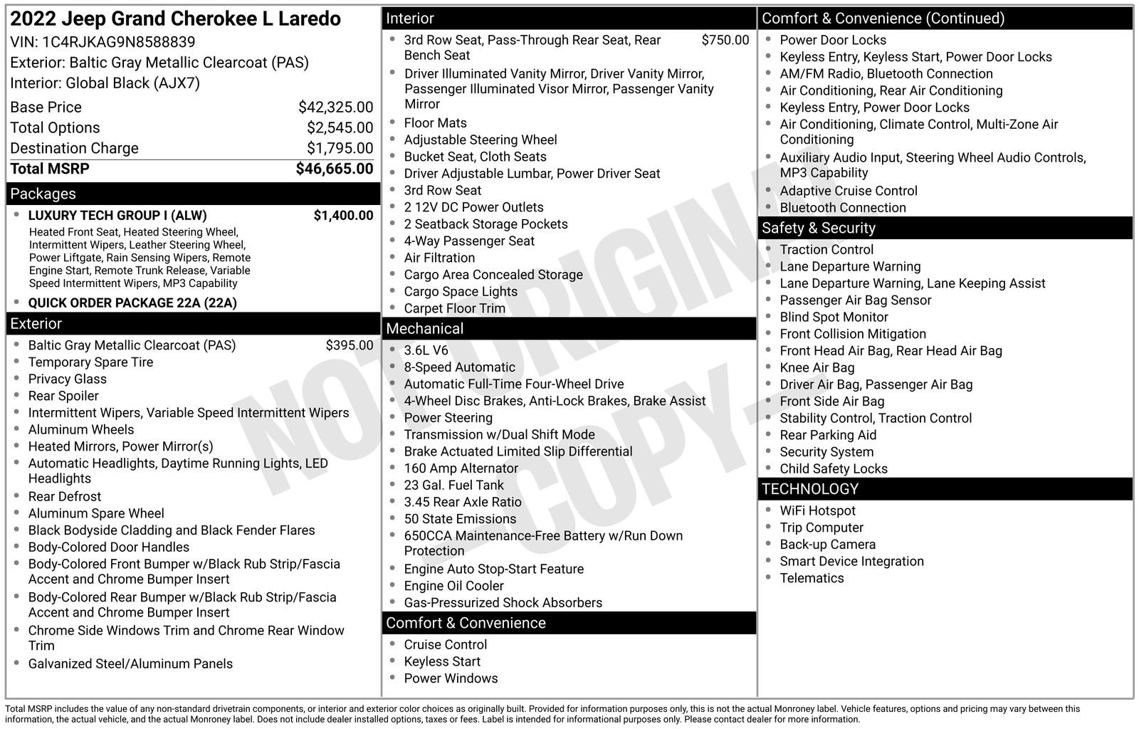Used 2022 Gray Jeep Laredo image 39
