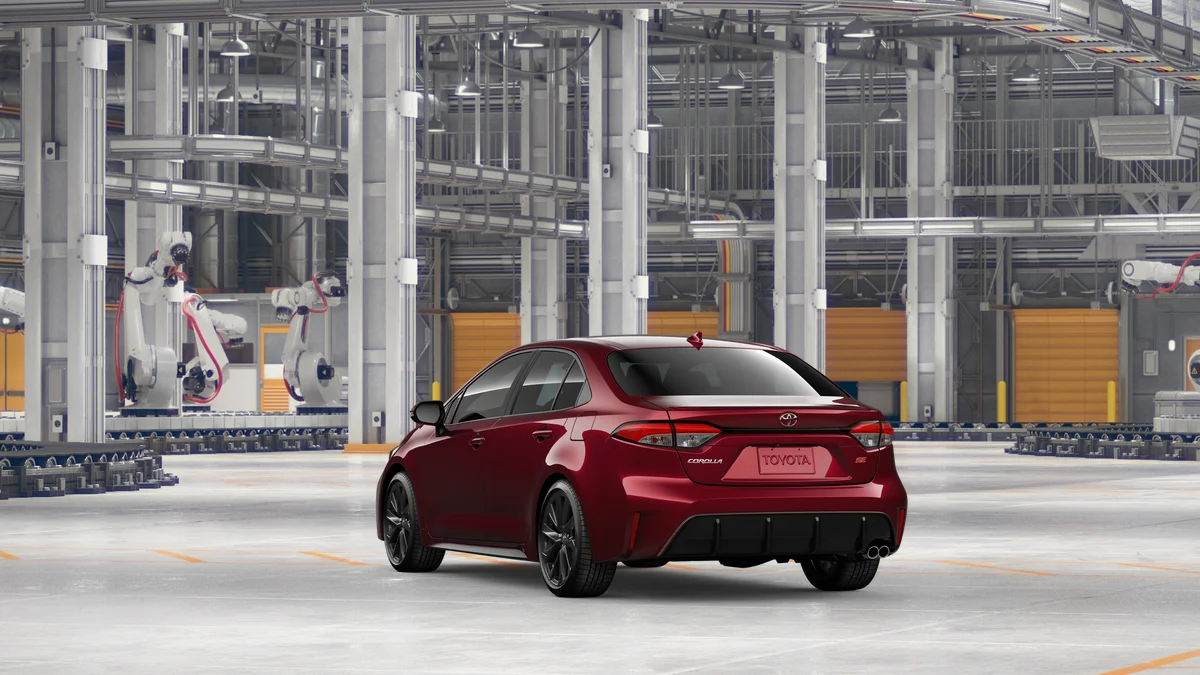 New 2026 Ruby Flare Pearl Toyota SE image 7