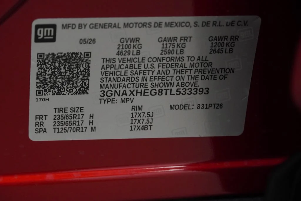 New 2026 Radiant Red Tintcoat Chevrolet LT image 40