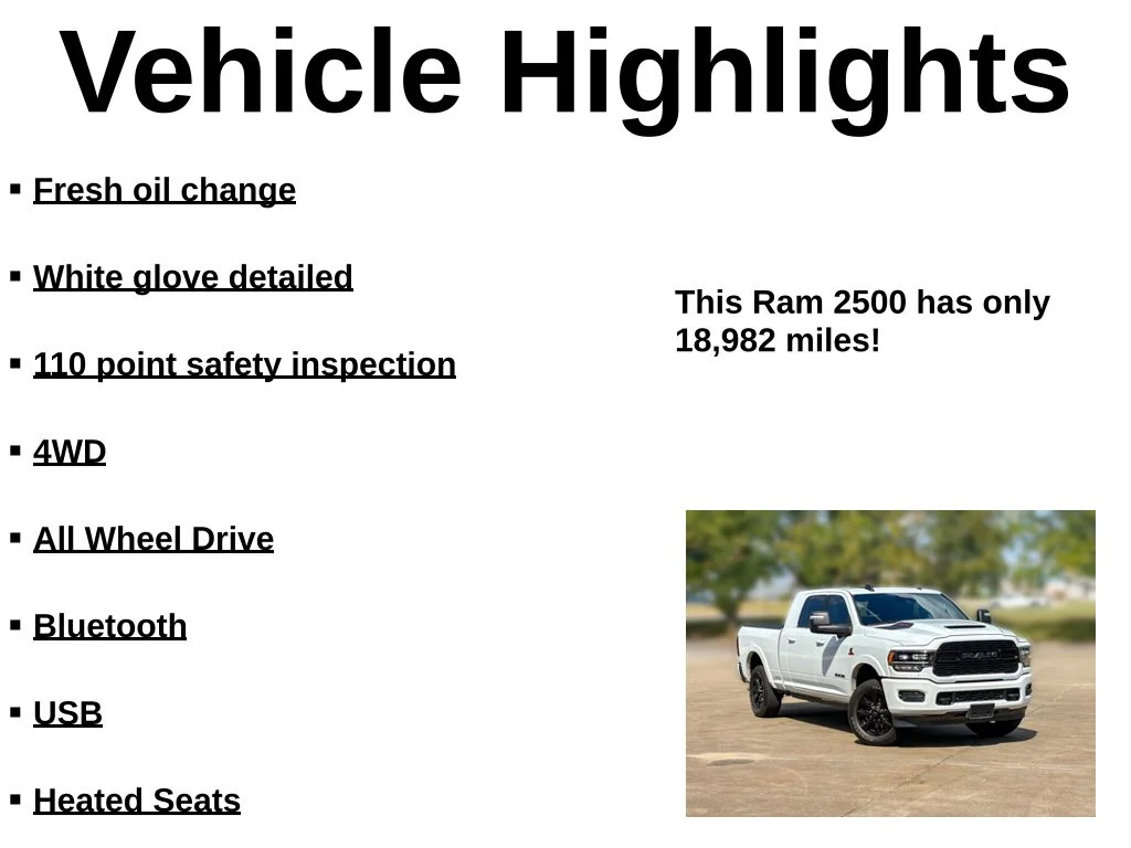 Used 2024 White Ram Limited image 33