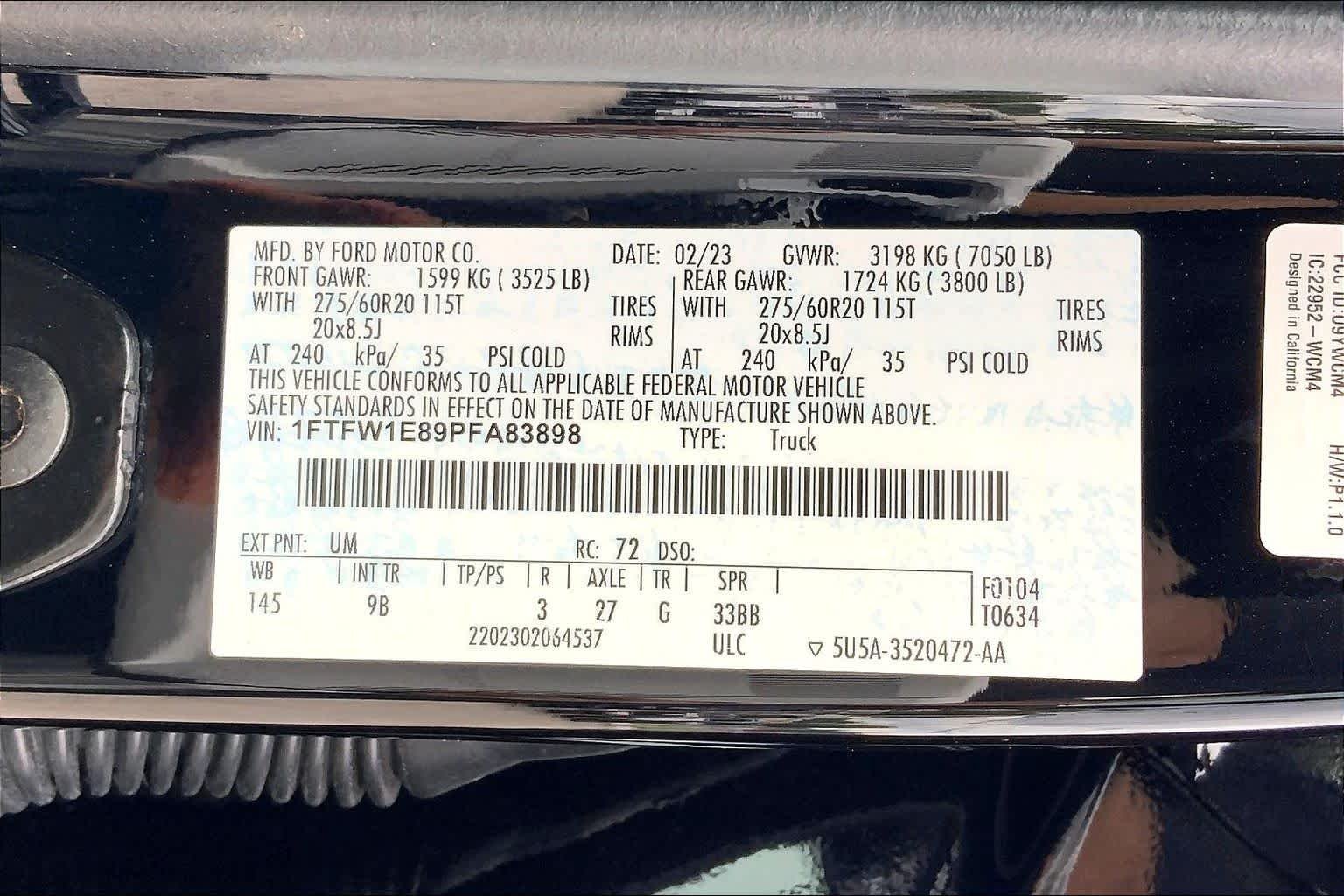 Used 2023 Agate Black Ford Platinum image 37