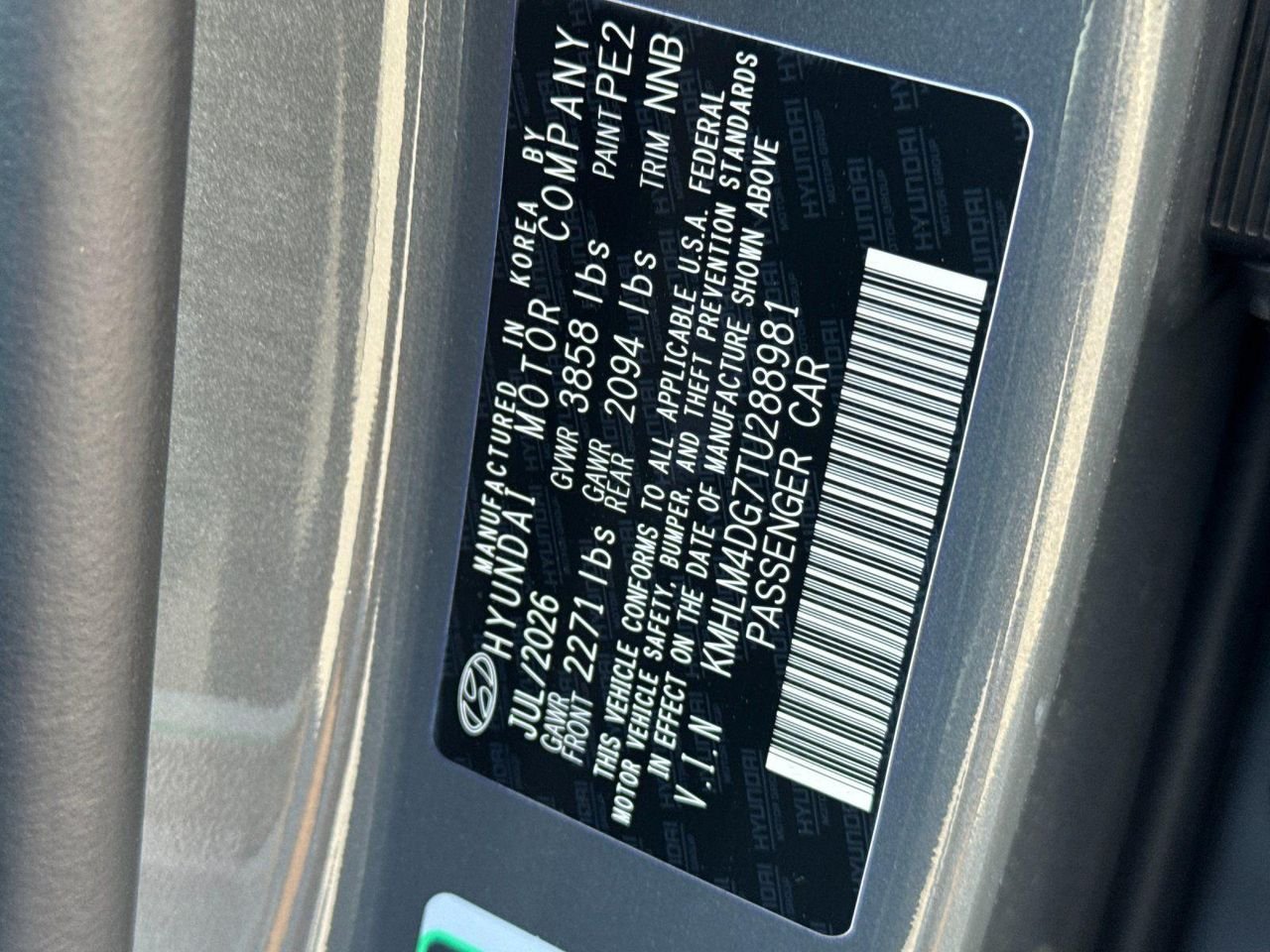 New 2026 Gray Hyundai SEL Sport Plus image 25