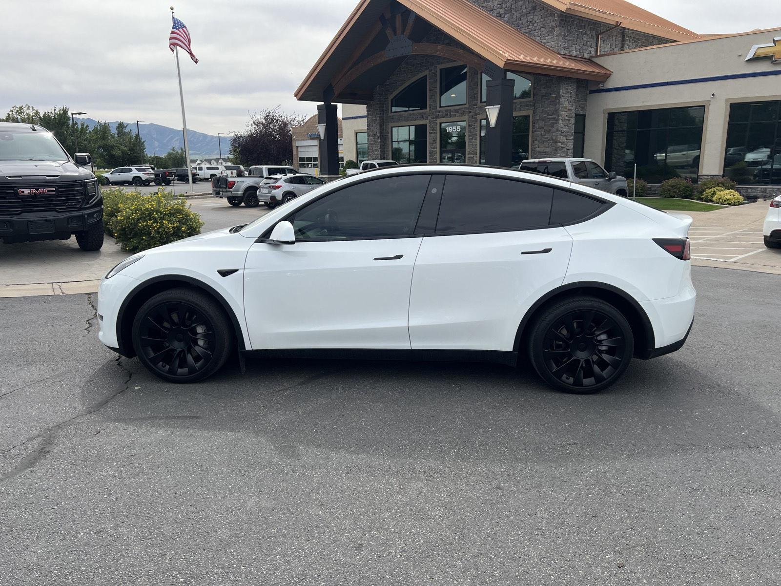 Used 2023 Tesla Model Y Long Range with VIN 7SAYGDEE2PF802154 for sale in Logan, UT