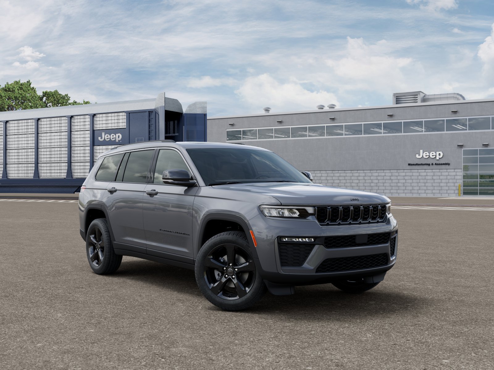New 2027 Sting-Gray Clear-Coat Paint Jeep Limited image 3