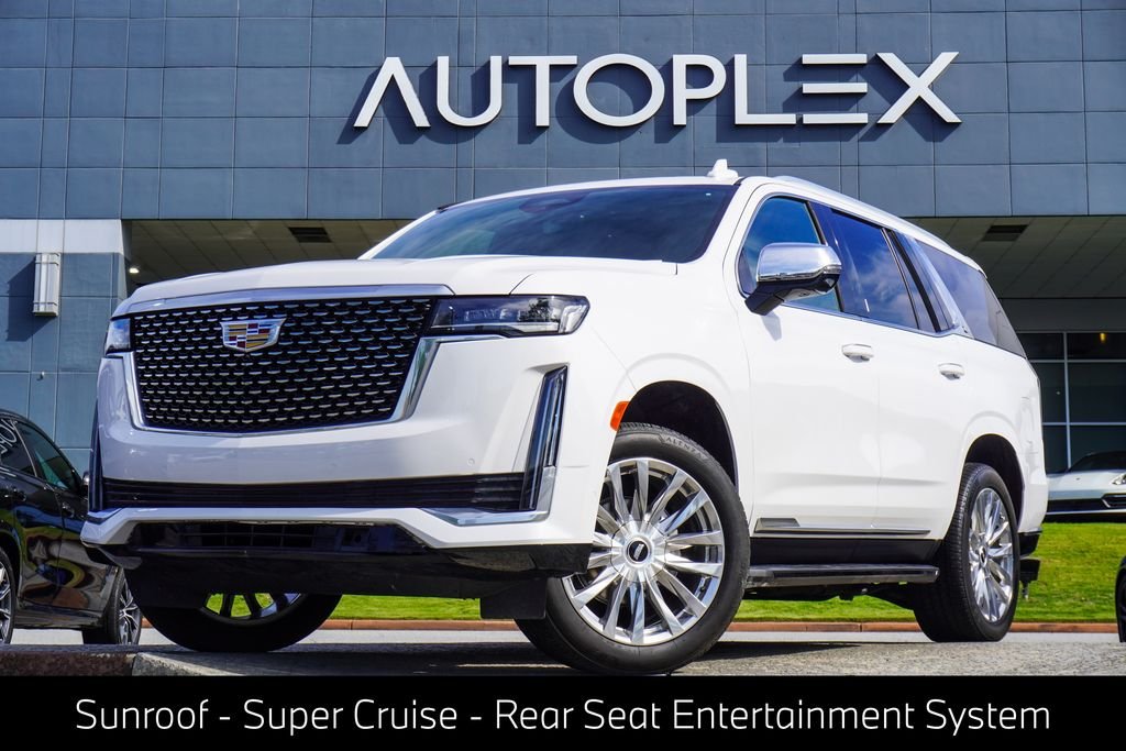 Used 2023 White Cadillac Premium Luxury image 1