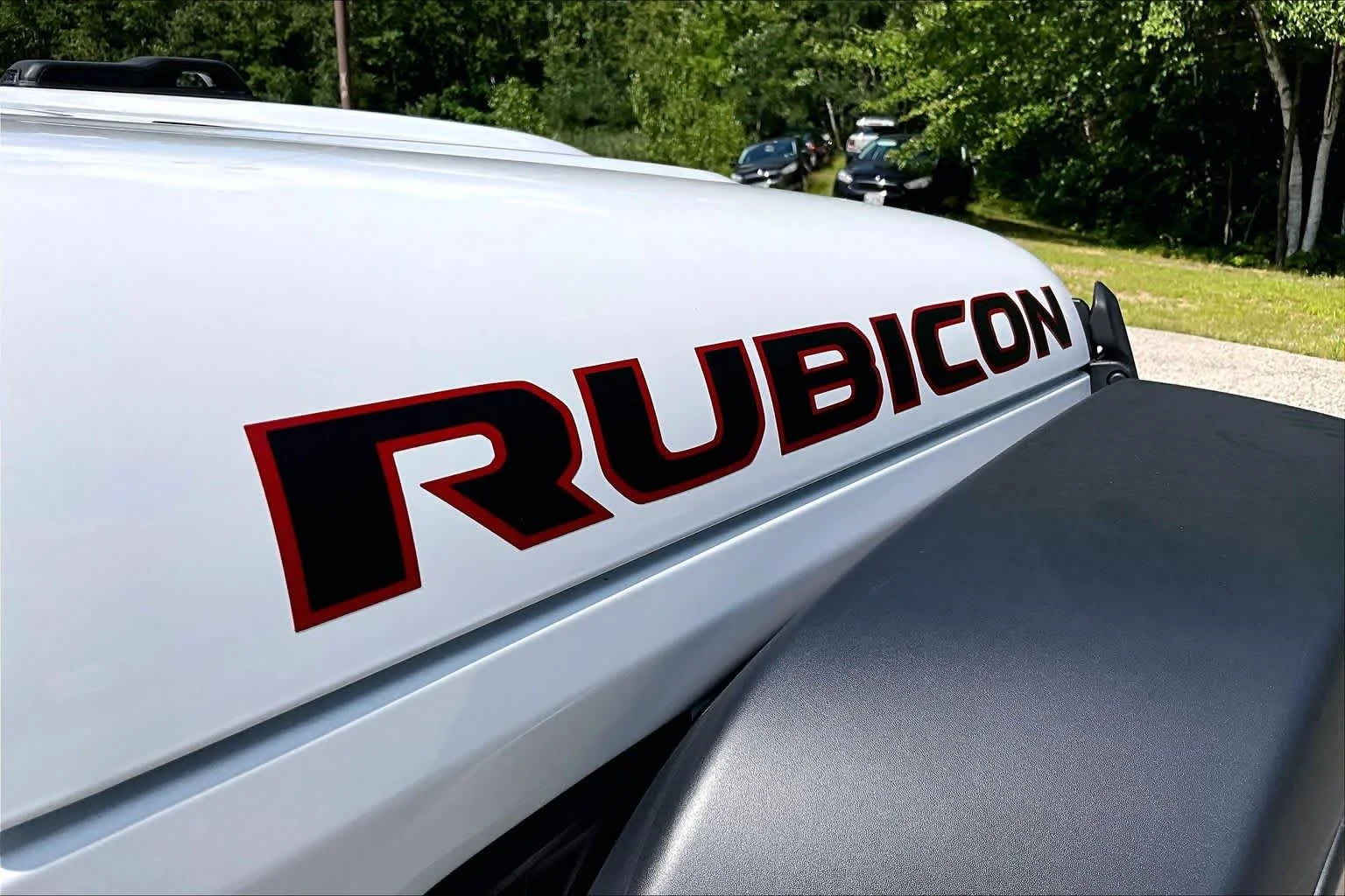 Certified Used 2025 Bright White Clearcoat Jeep Rubicon image 10