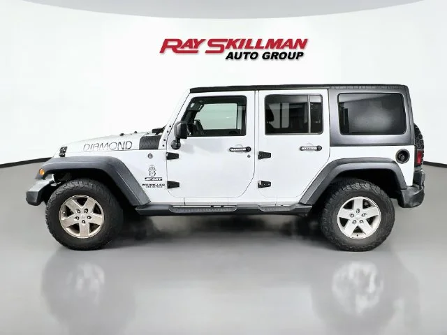 Used 2017 White Jeep Unlimited Sport image 2