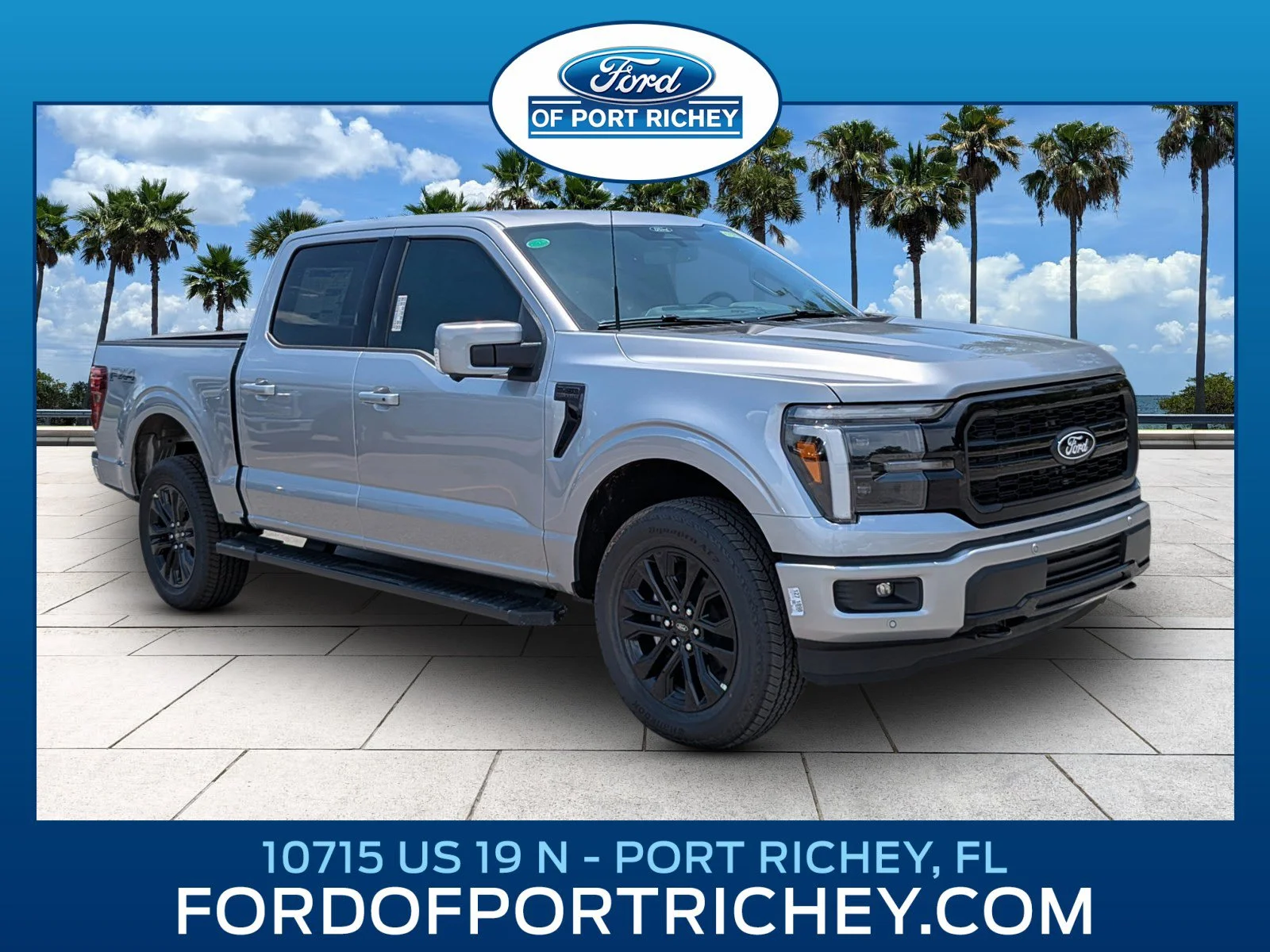 New 2026 Iconic Silver Metallic Ford Lariat image 1