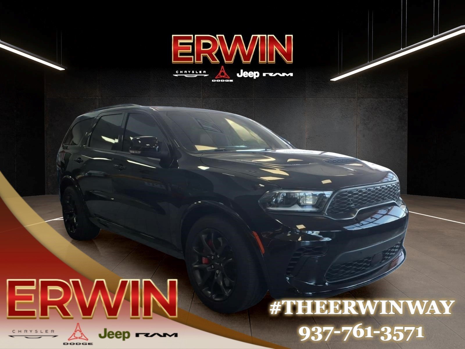 Certified Used 2024 Diamond Black Clear Coat Dodge SRT 392 Premium image 1