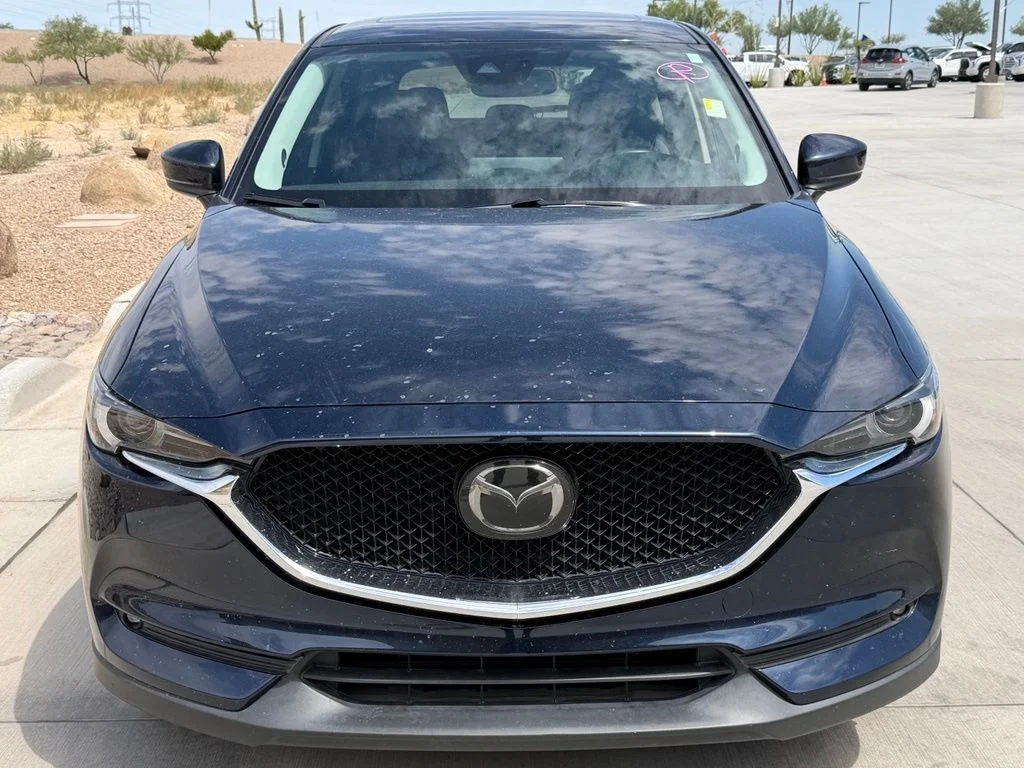 Certified Used 2021 Blue Mazda Grand Touring image 3