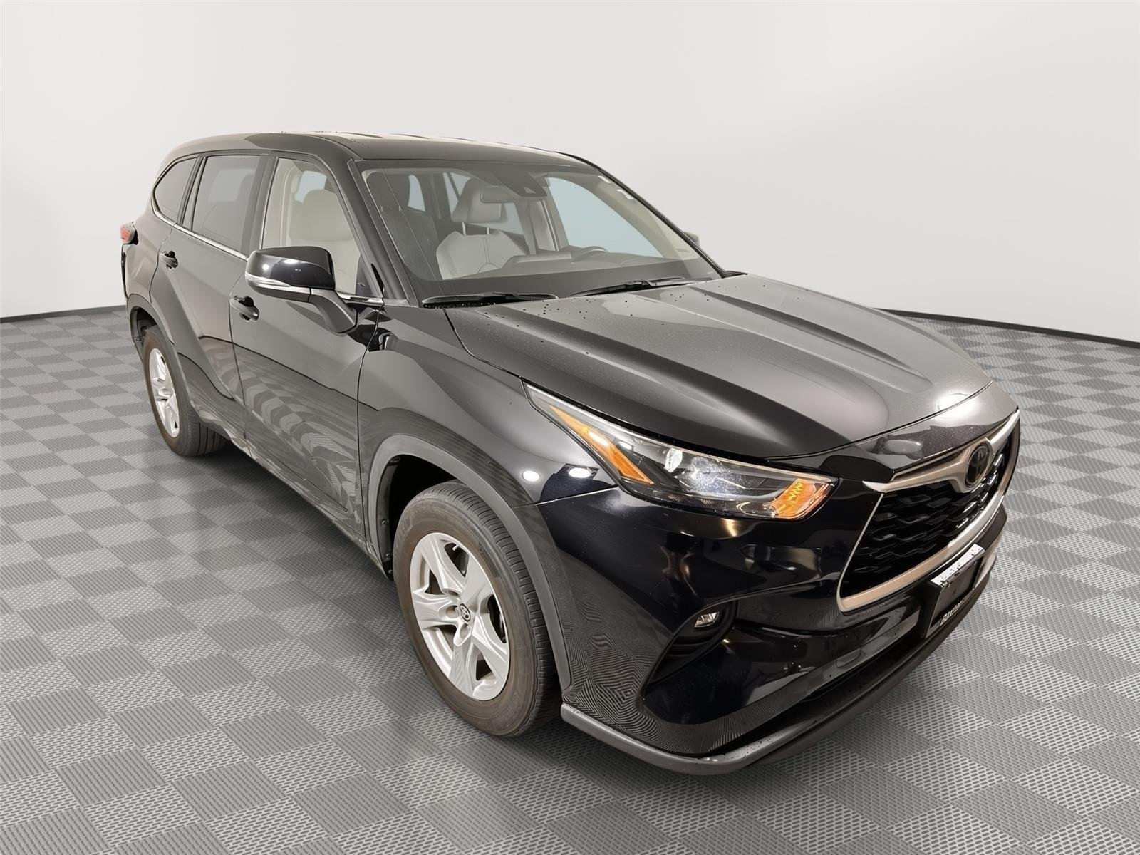 Used 2023 Midnight Black Metallic Toyota LE image 1