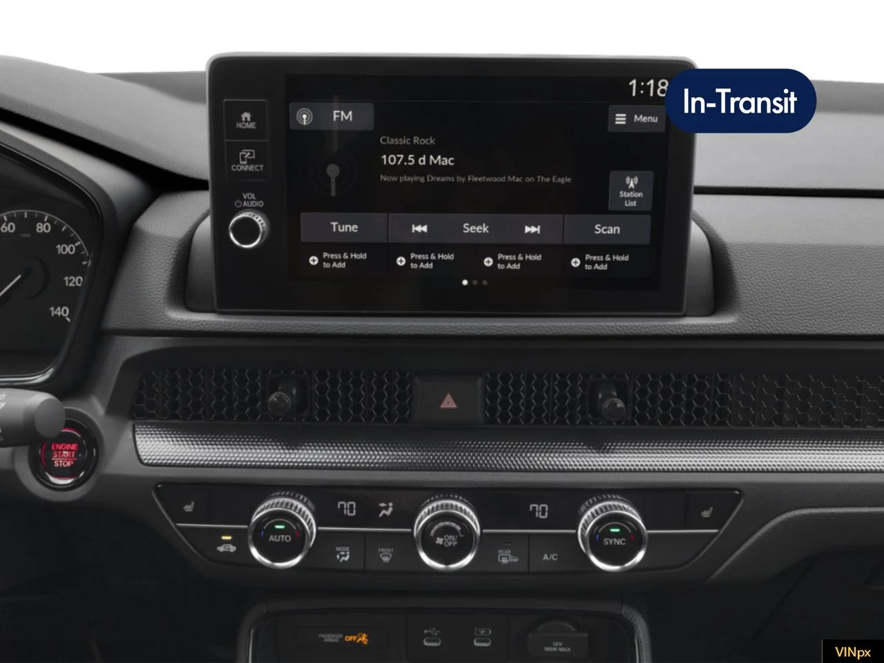 New 2027 Meteorite Gray Metallic Honda EX AWD image 8